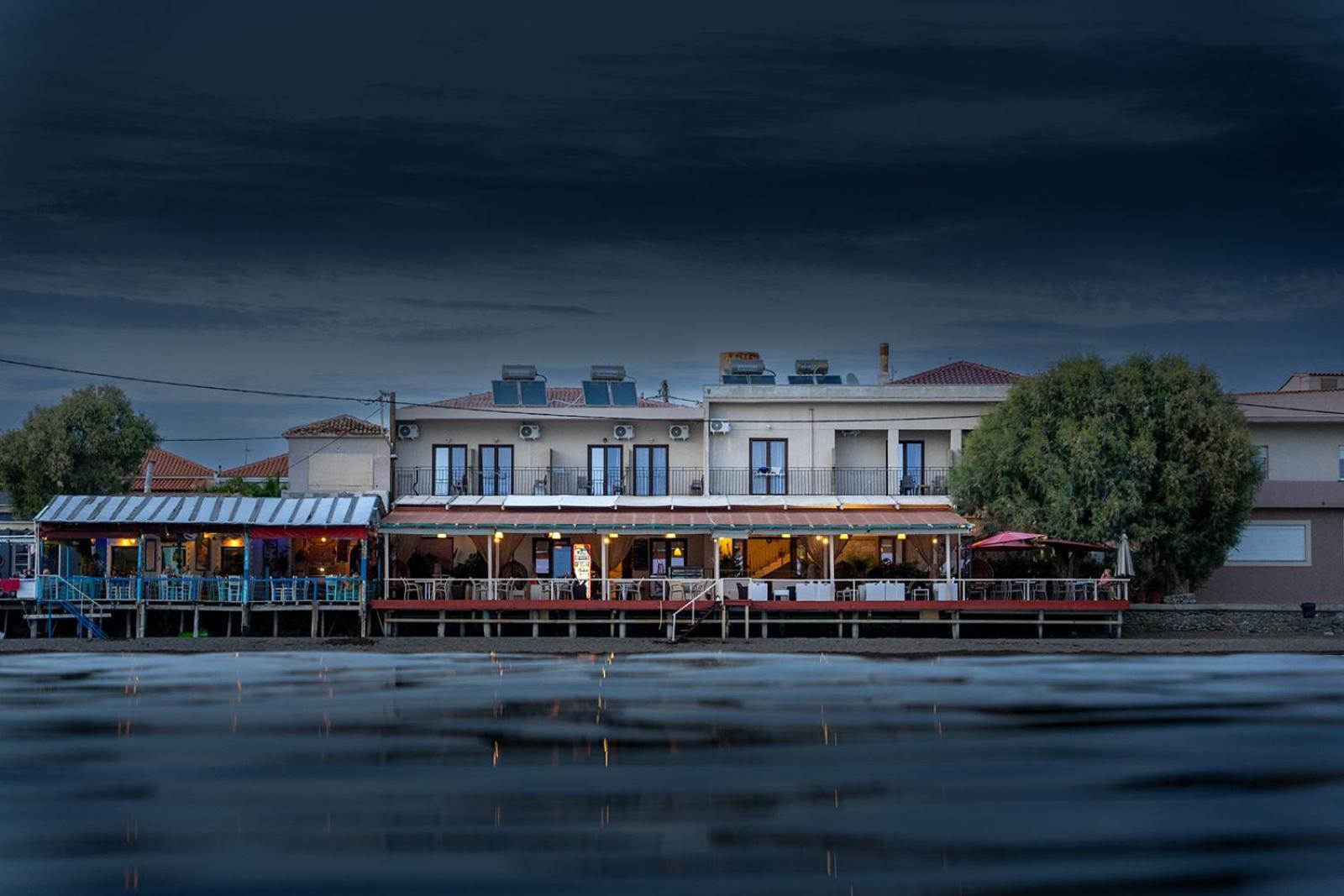 Sappho Hotel Skála Eresoú Exterior foto