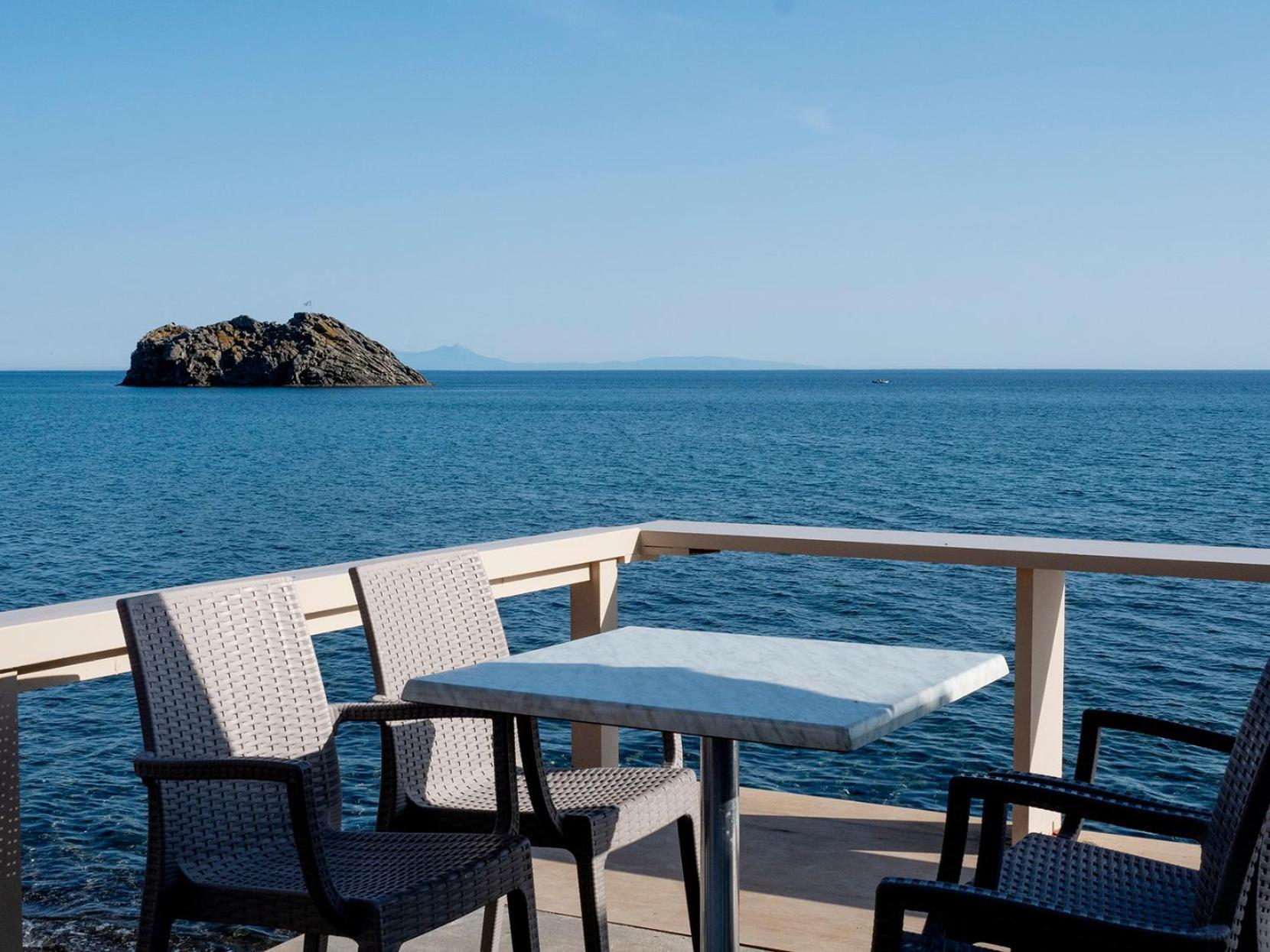 Sappho Hotel Skála Eresoú Exterior foto